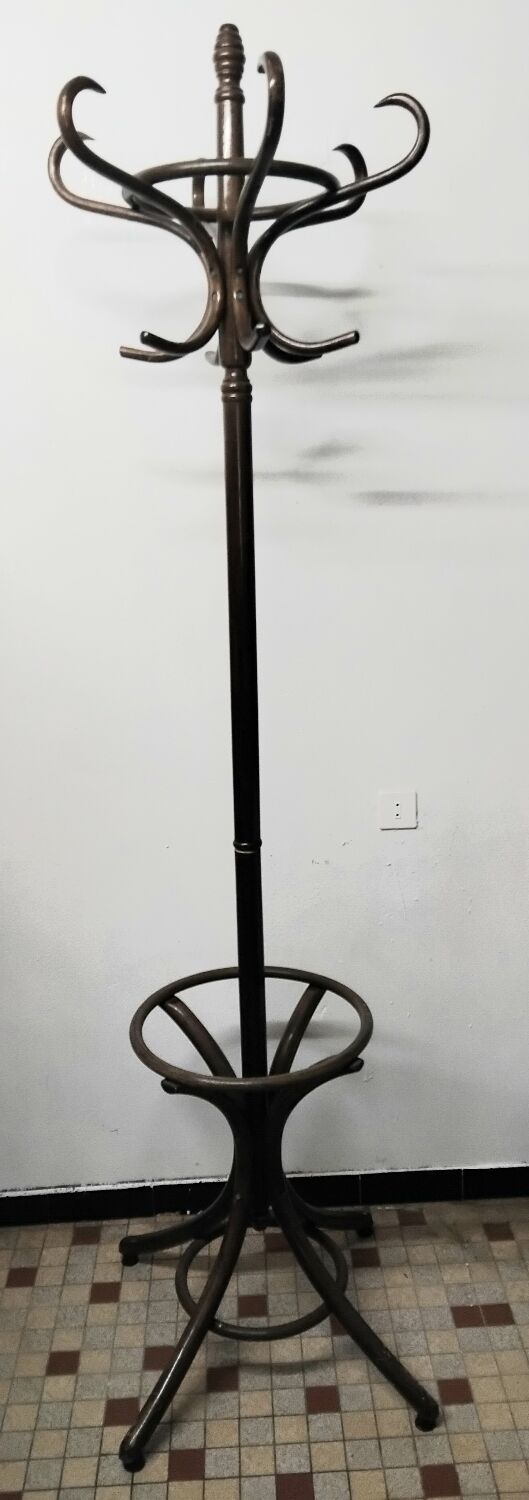 Vintage Wooden Parrot Coat Rack