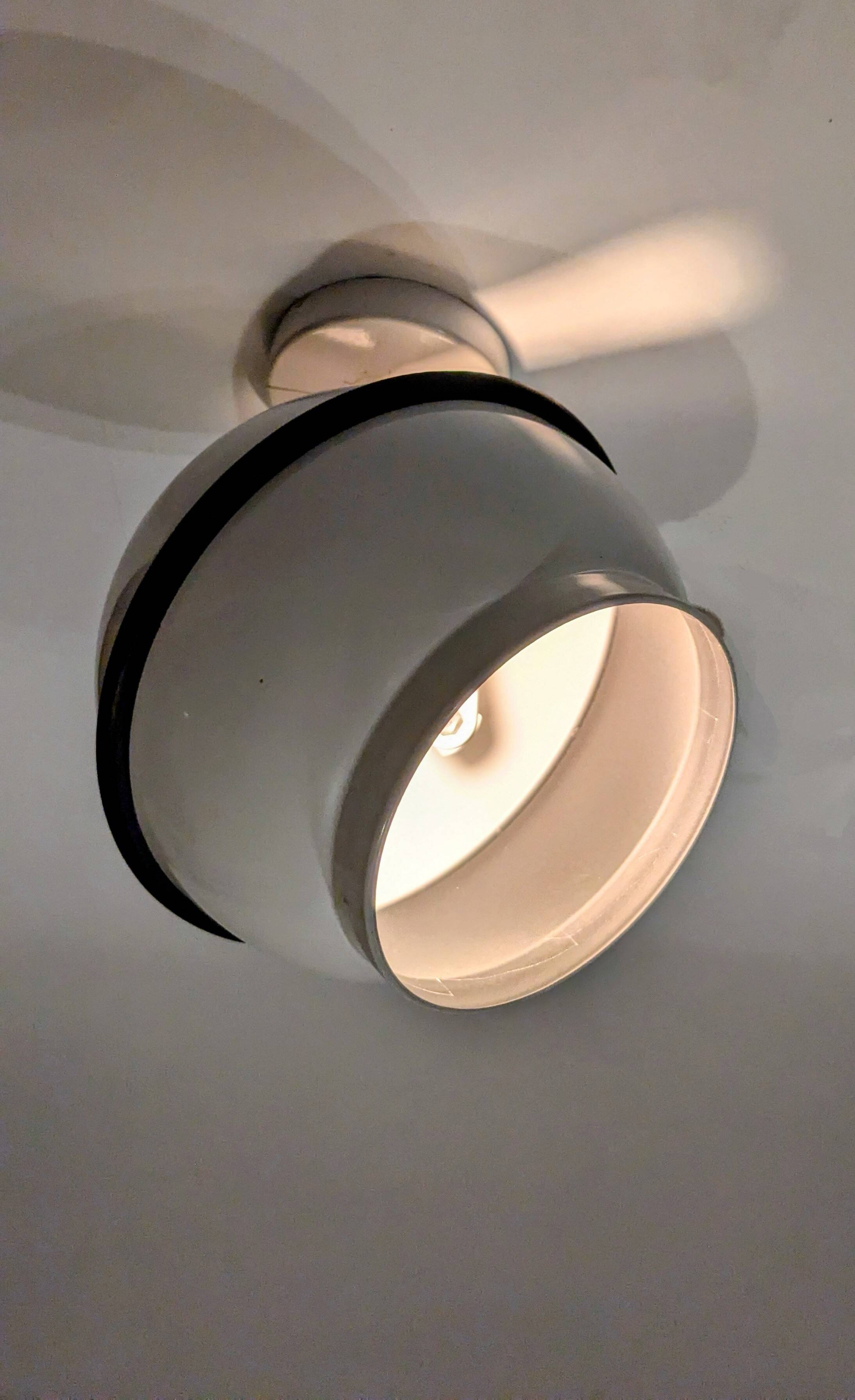 Space Age EyeBall 70s Design Wall or Ceiling Lamps