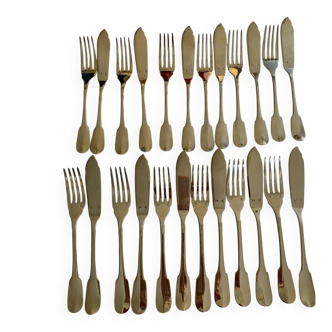 Silver-plated metal cutlery CRISTOFLE