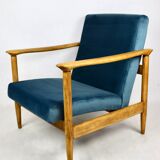 Fauteuil Blue Ocean GFM-142 par Edmund Homa, années 1970