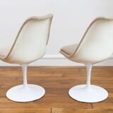 2 Chaises – Tulipe - Eero SAARINEN – Knoll - Pivotante