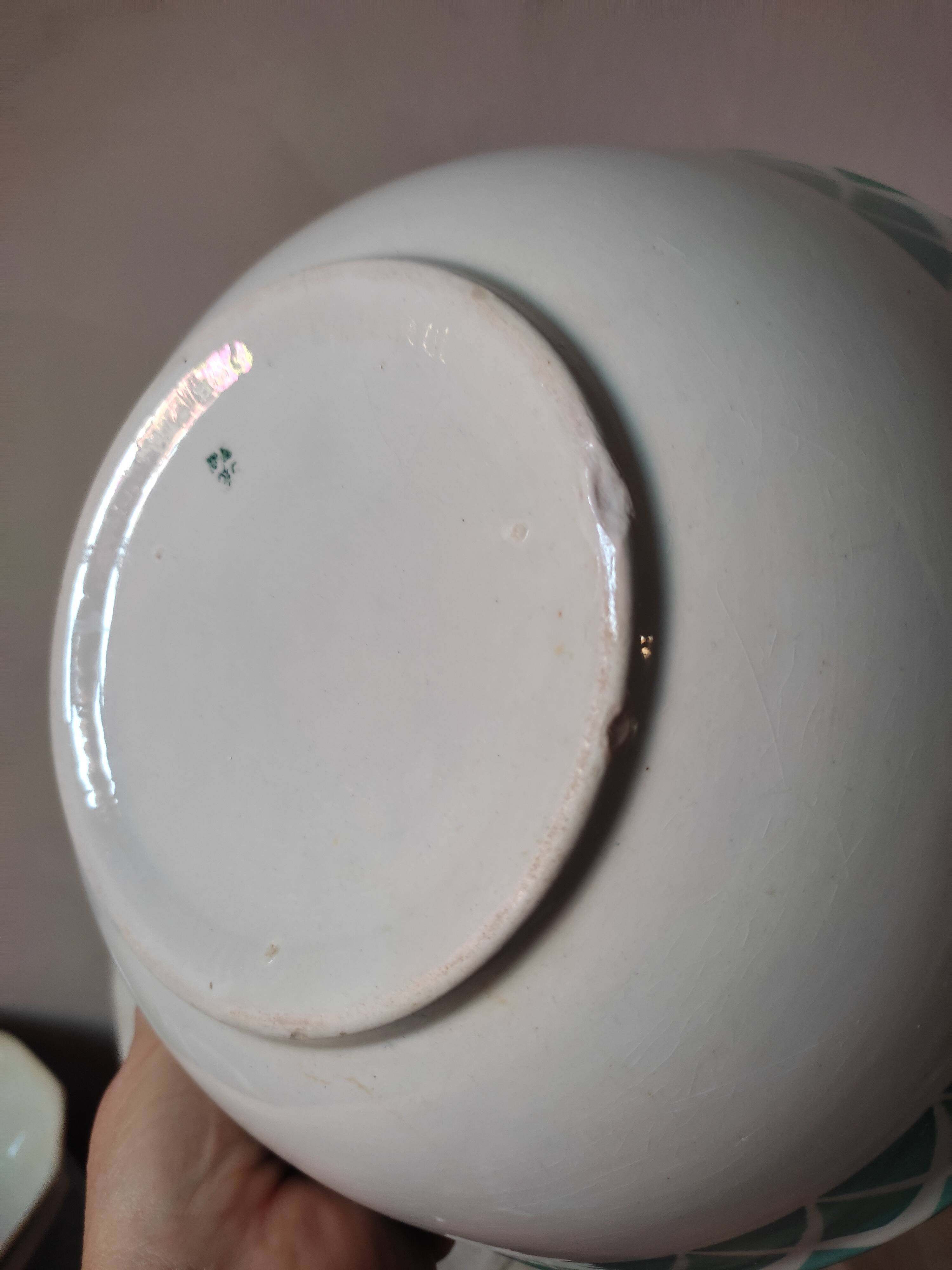 Set of 2 retro earthenware bowls