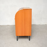 Secretary rounded in blond wood 1960
