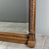 Large carved wooden mirror, late 19th century