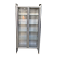 2x vintage italian medical display cabinets from profa - padua