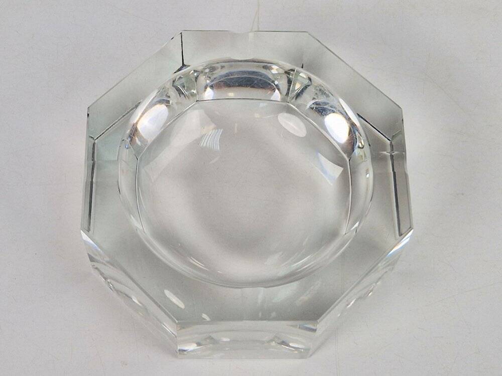 Art Nouveau Crystal Ashtray from Moser, 1940s