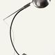 Vintage arc floor lamp with a chrome metal balance, 1970.