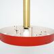Red Scandinavian lamp, Denmark 1960s