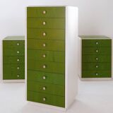 Nine-drawer column - 1980s