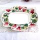 Large earthenware hollow dish KG Saint Clément France 36 cm
