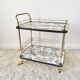 Vintage golden service toile de Jouy