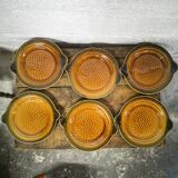 Service of 6 plates fish Sarreguemines