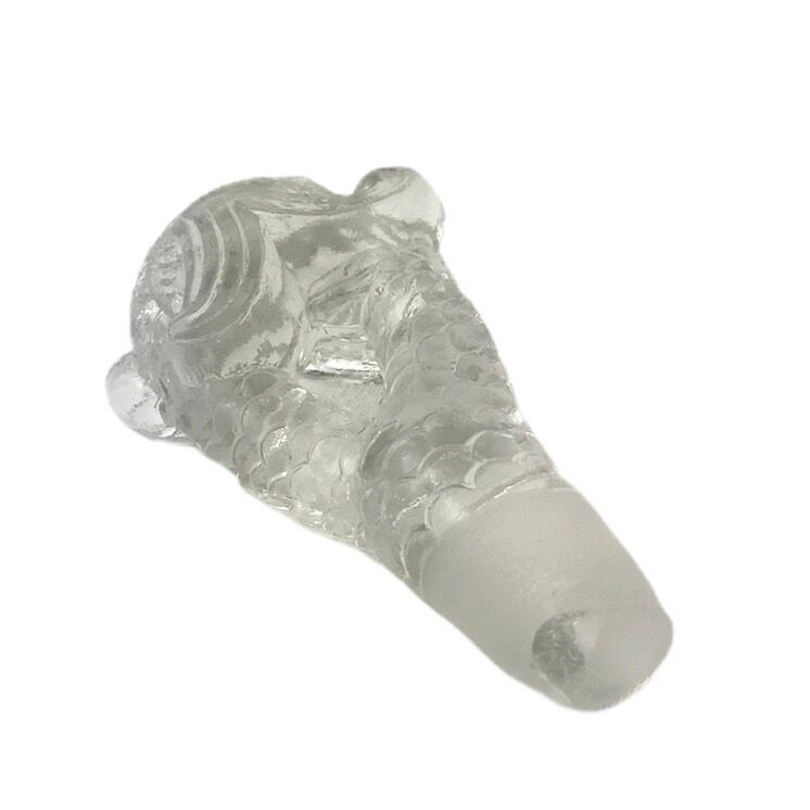 Dolphins carafe blown glass