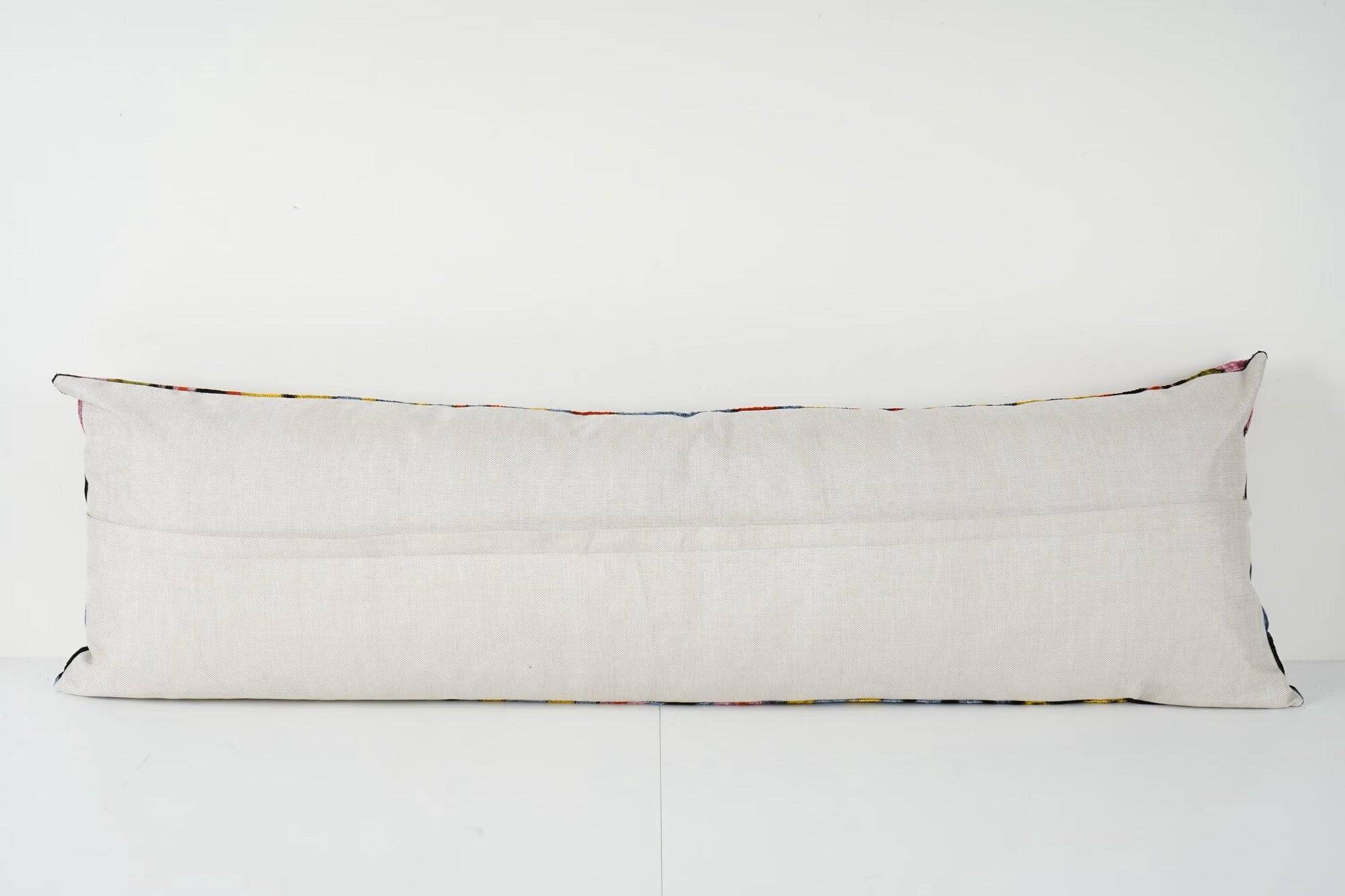 Vintage ikat cushion cover 41x122 cm