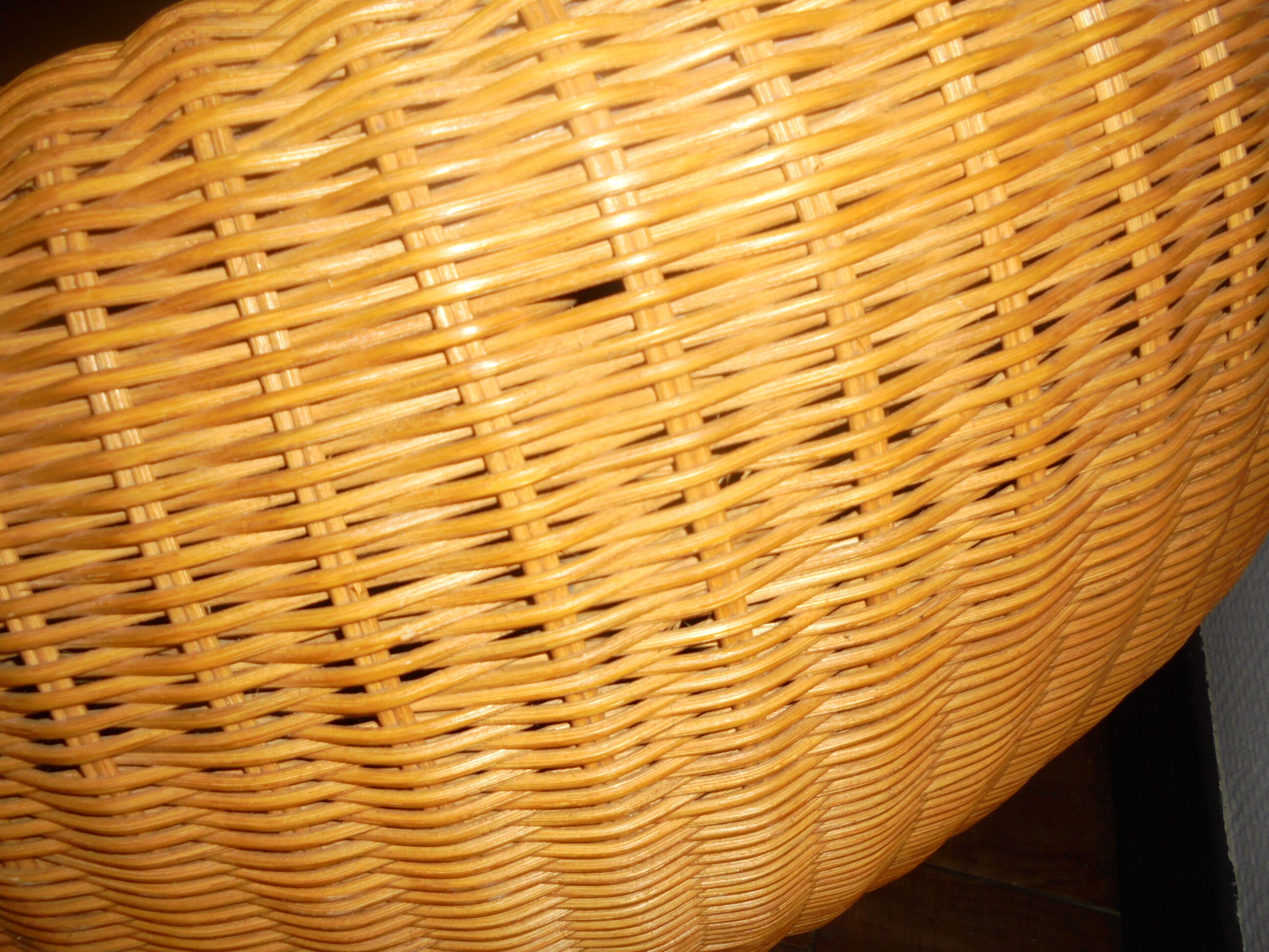 Rattan easy chair