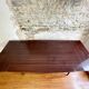 Extendable dining table compass feet