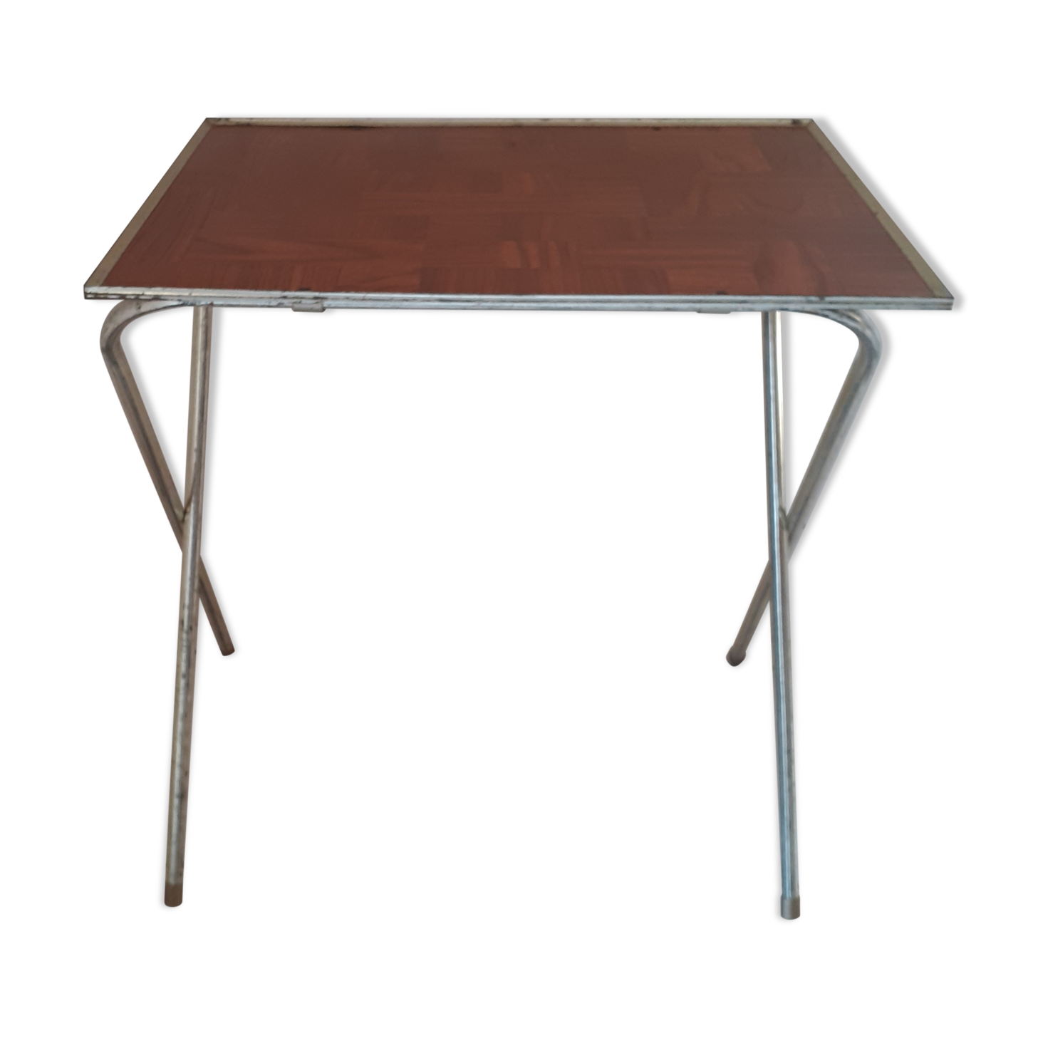 Vintage side service folding table