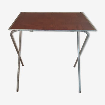 Table pliante desserte d'appoint vintage