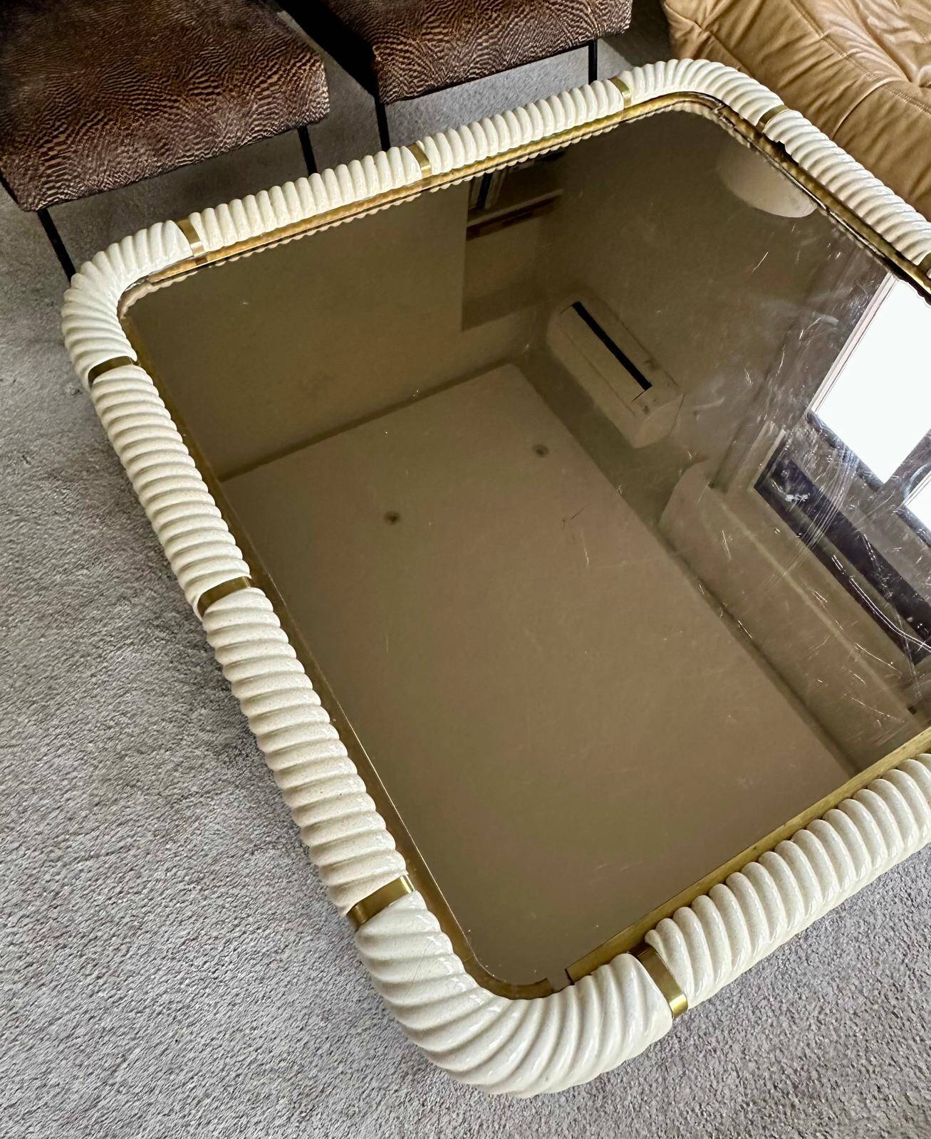 Tommaso Barbi coffee table ceramic 1970