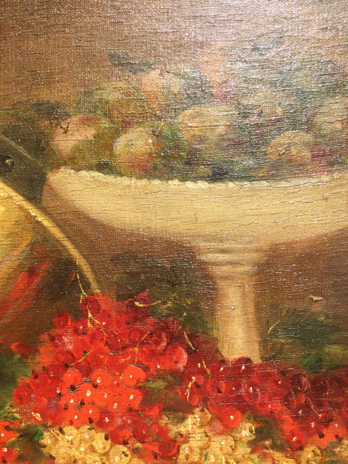 Still Life with Fruits. Oil on canvas by Jean-Baptiste GARDEL.