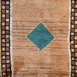 Vintage carpet Persian Gabbeh 84x194 cm