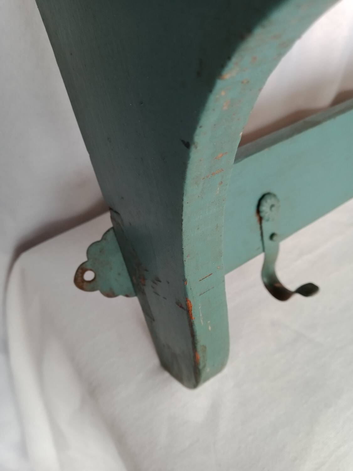 Old kitchen towel holder shelf