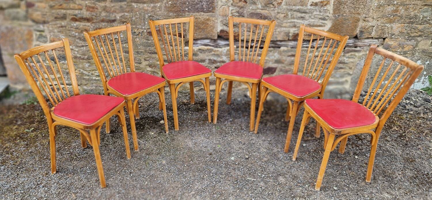 Set de 6 chaises Baumann 70's