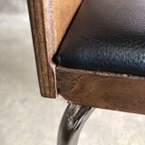 Fusion table and four chair set, vintage Ikea, 1990