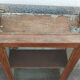 Old wardrobe with glass door