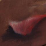 Original Swedish oil on canvas – “Flowers” by Gunnar Larsson – vintage & framed – 58 × 68 cm