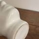 White Ceramic Vase Pot Male Head Minimalist Face Vintage Design
