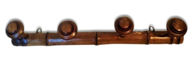 Bamboo coat rack
