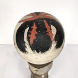 Kokeshi with Nô face theater Japan 1950-60