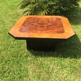 Vintage square coffee table Mario Sabot 1970