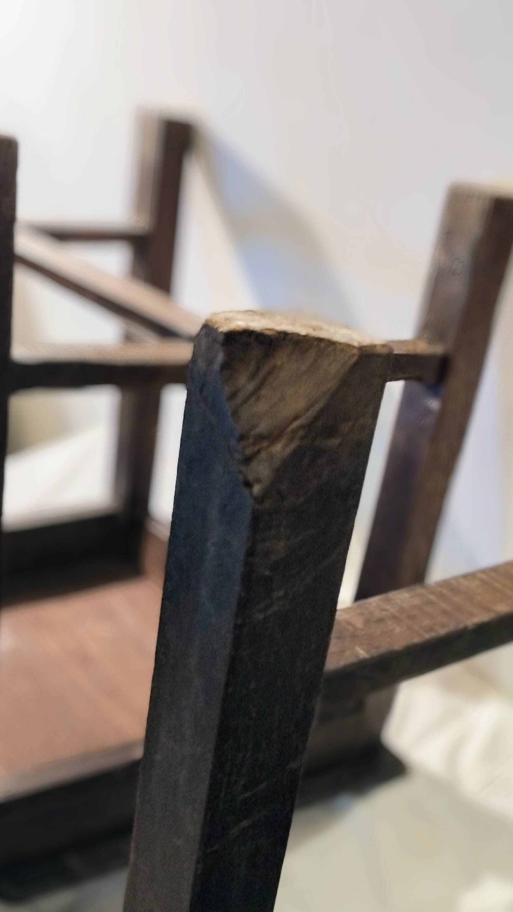 Pair of Breton chairs from the late 19th century.