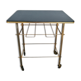 Black & gold side table