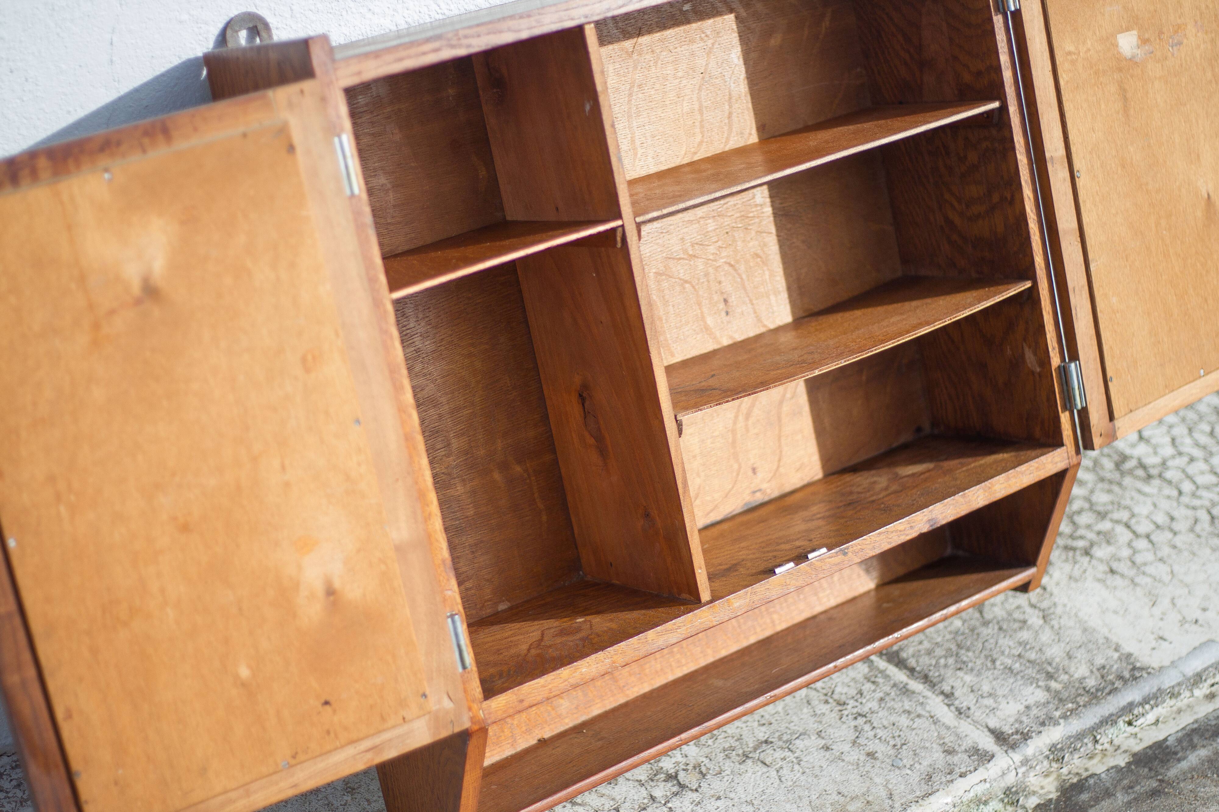 Art deco bathroom cabinet, vintage art deco wall-mounted Medicine Cabinet, 2 doors