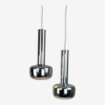Paire de suspensions “Guldpendel” design Vilhelm Lauritzen Louis Poulsen, Danemark