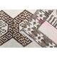Vintage Turkish Hand-Knotted Wool Cotton White Runner Rug 78x354