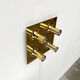 Ceiling lamp or wall sconce in brass from the mid-century German space age by Cosack, 1960s.