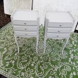 Pair of gray bedside tables
