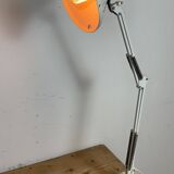 Vintage White Italian Architect Table Lamp, 1970s