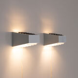 Set of 2 bedside / wall lamps C-1586 by Raak Amsterdam, Netherlands 60s