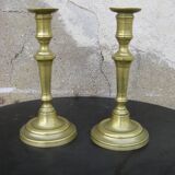 Paire de bougeoirs