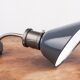 Industrial Vintage Wall Lamp from Seimens in Blue-Grey, Bauhaus, 1930s