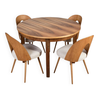 Walnut Dining Set by Antonín Šuman, 1960s