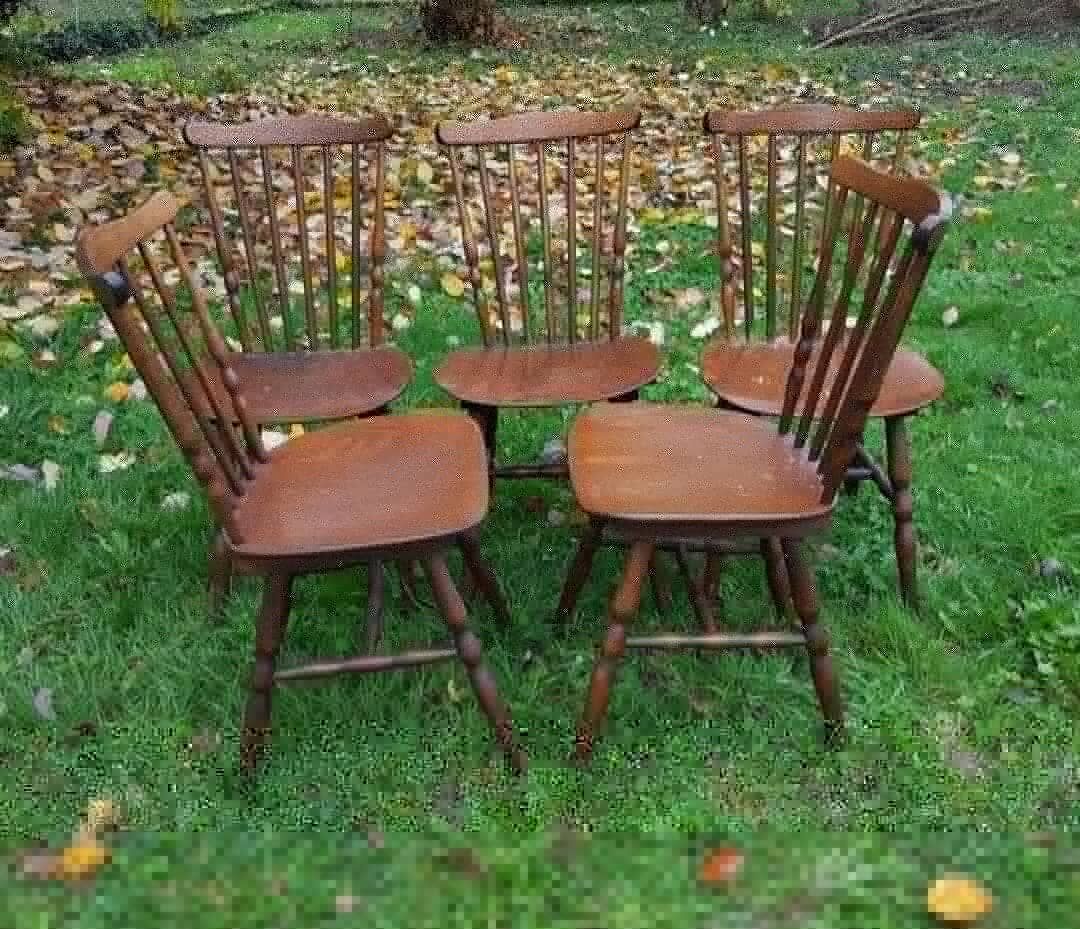 Set of 5 chairs bistro Baumann