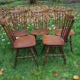 Set of 5 chairs bistro Baumann