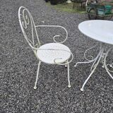 Salon de jardin en fer forgé