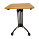 Table bistrot bois massif